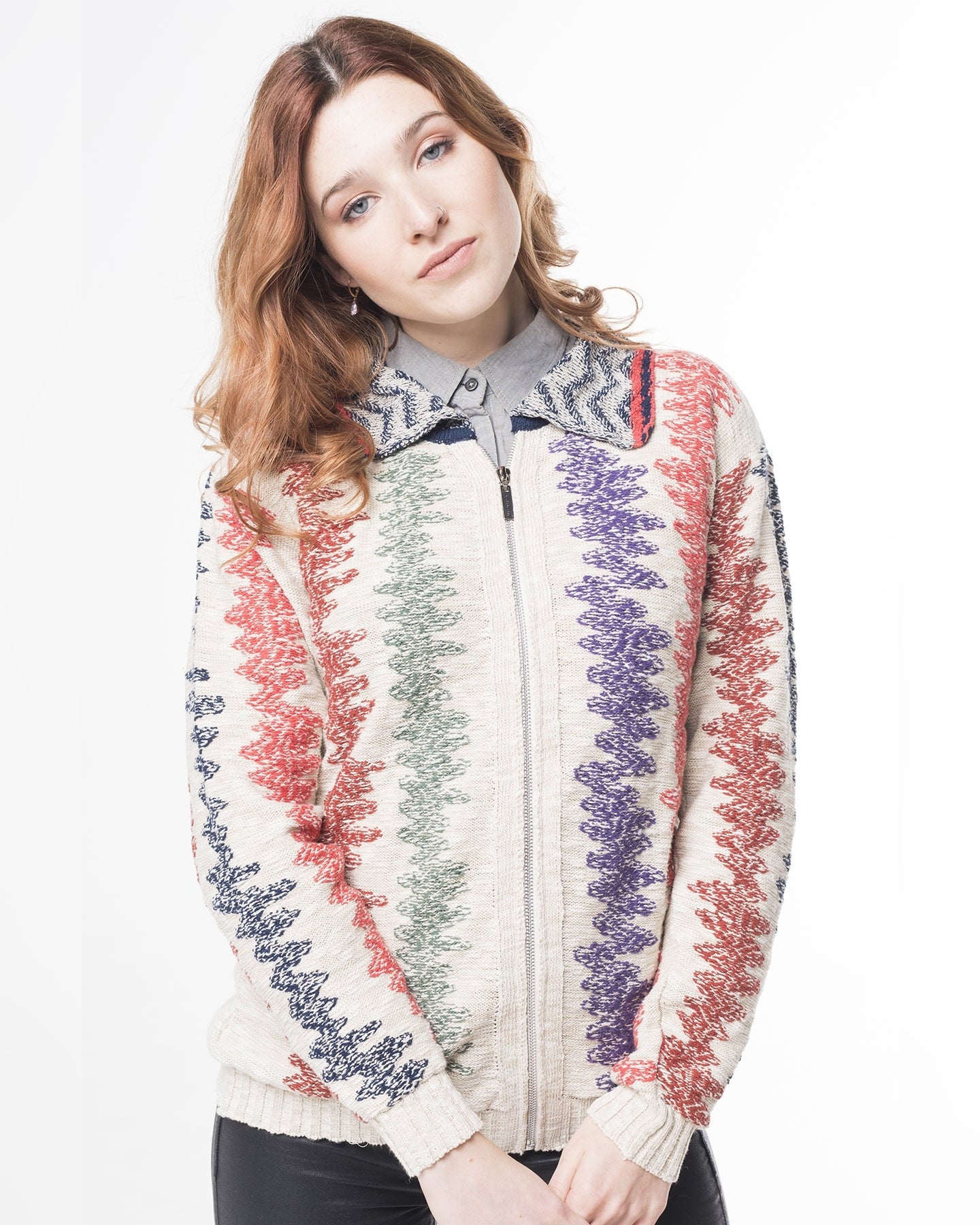 CAMPERA ALGODÓN DETALLE MULTICOLOR - ART.7973