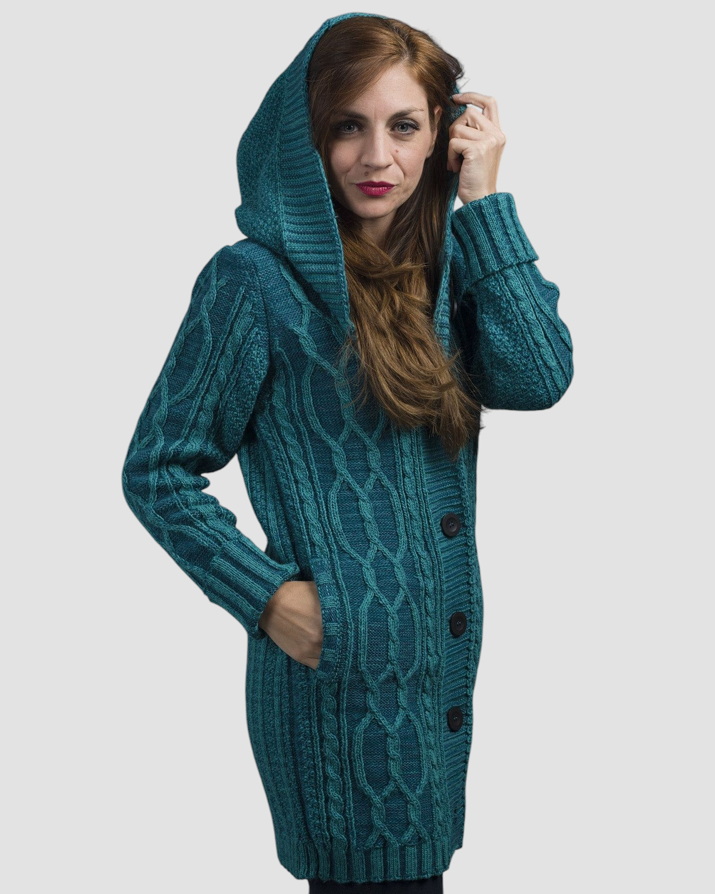 SACO CAPUCHA LANA BOTÁNICO - ART.7204
