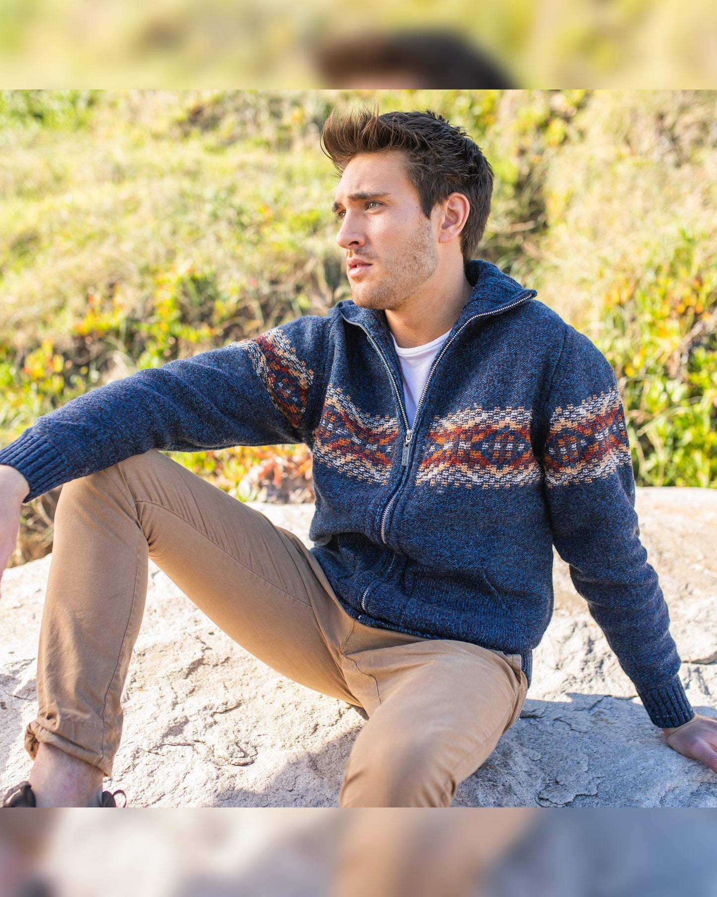 CAMPERA GUARDA LANA AZUL - ART.4306