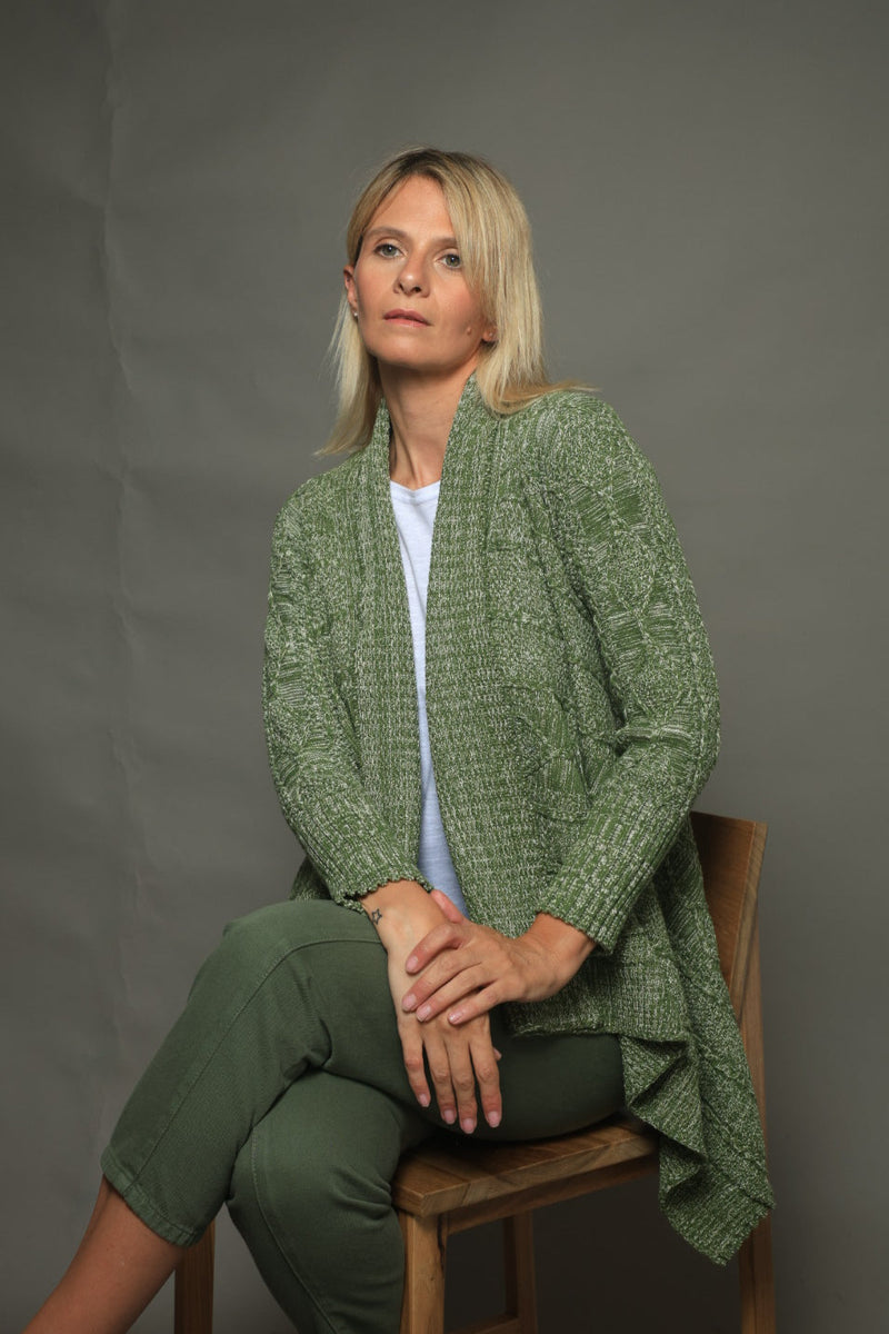CAPA LANA VERDE MELANGE - 2021