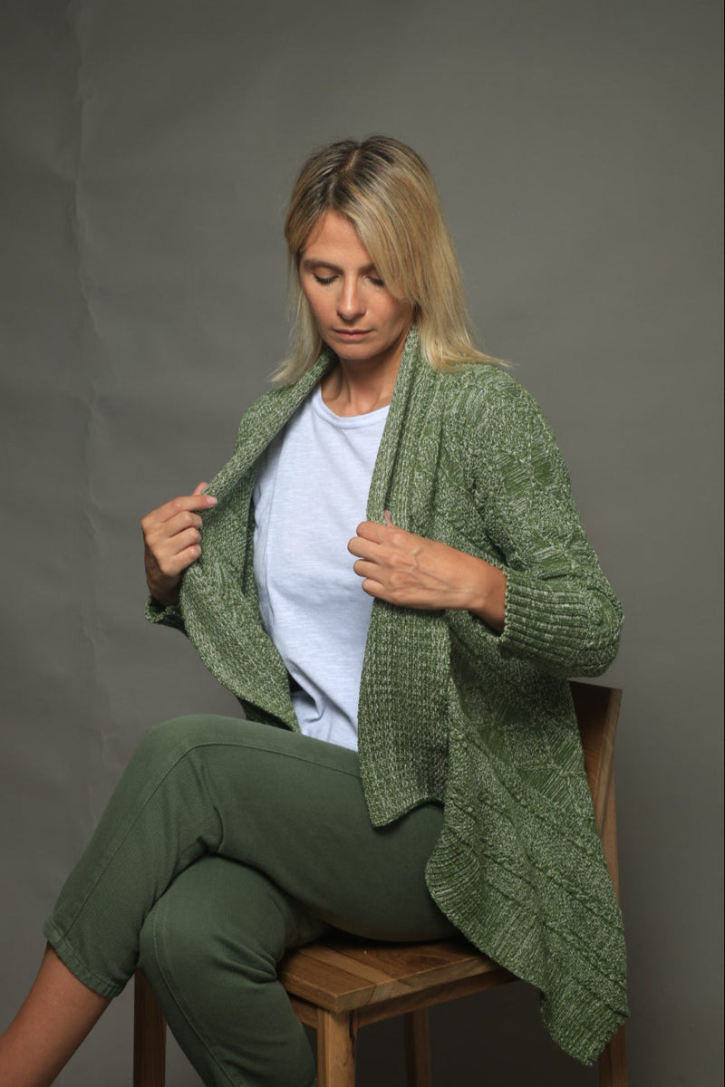 CAPA LANA VERDE MELANGE - 2021