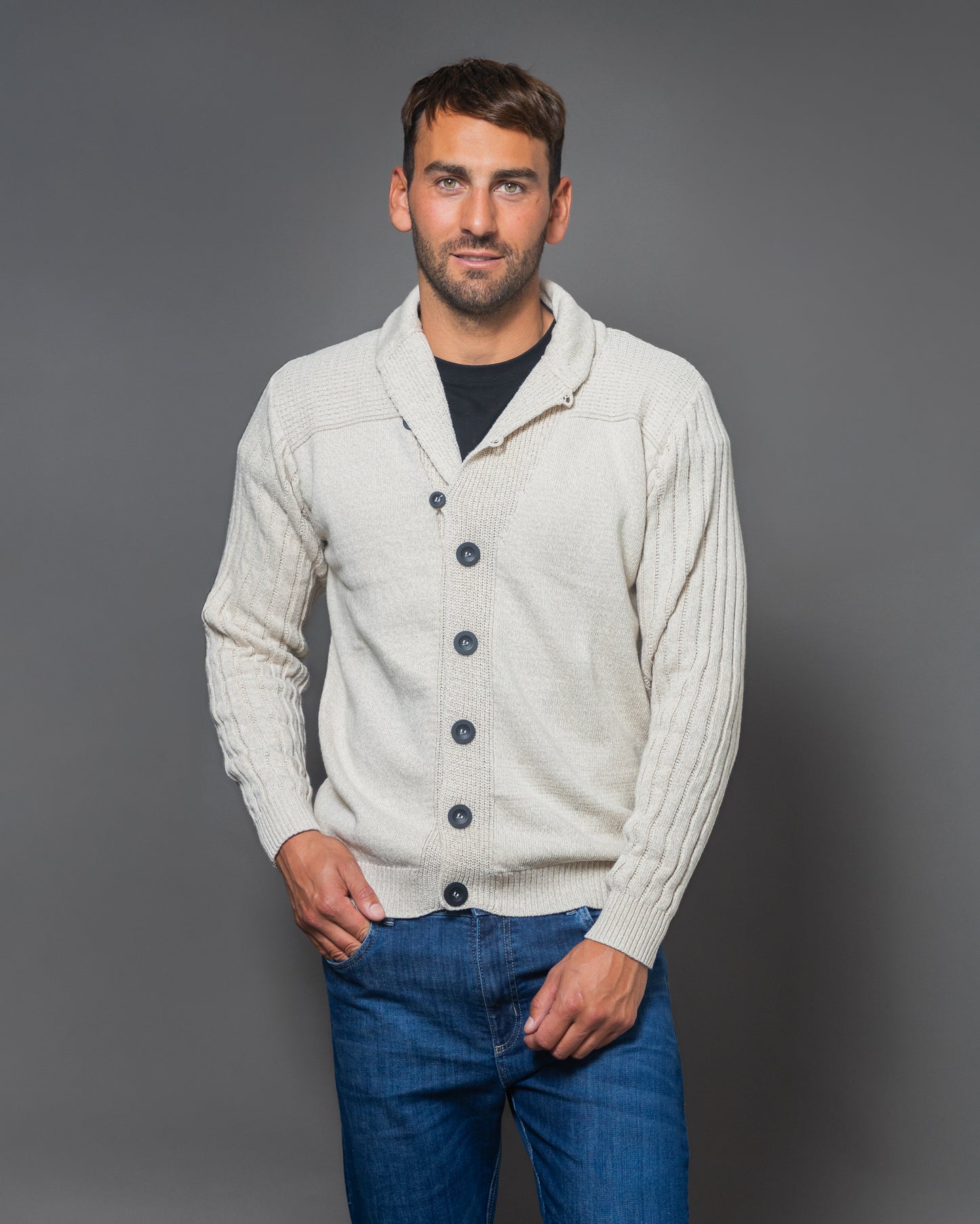 SACO SMOKING MANGA CANELON CRUDO (ART. 4314)