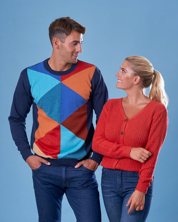 CARDIGAN PERLE ROJO (ART. 7977)