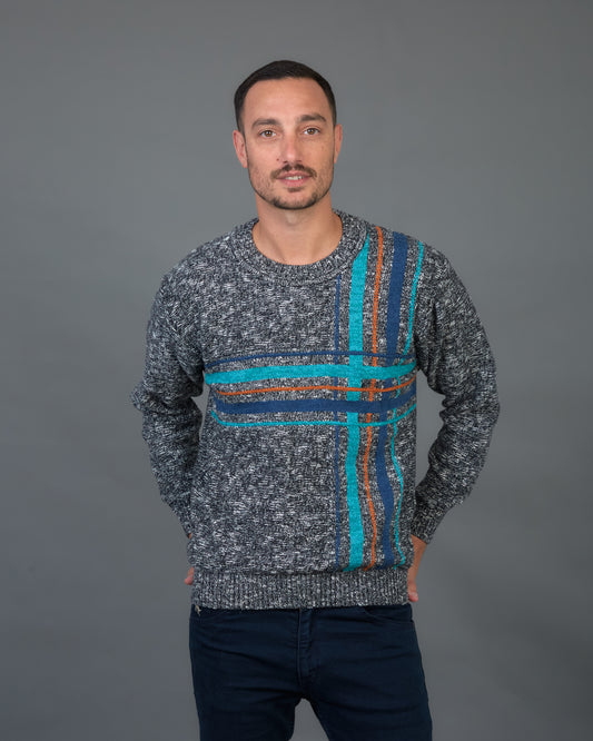 BOSSA LANA CON DETALLE GRIS MOLINE - ART.4952