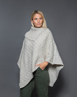 PONCHO ARANES CUELLO VOLCADO CRUDO (ART. 7986)