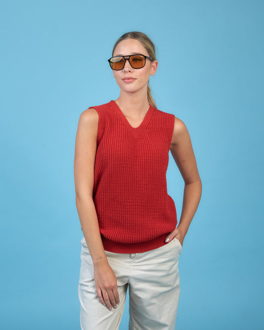 CHALECO ALGODÓN ROJO - ART.7990