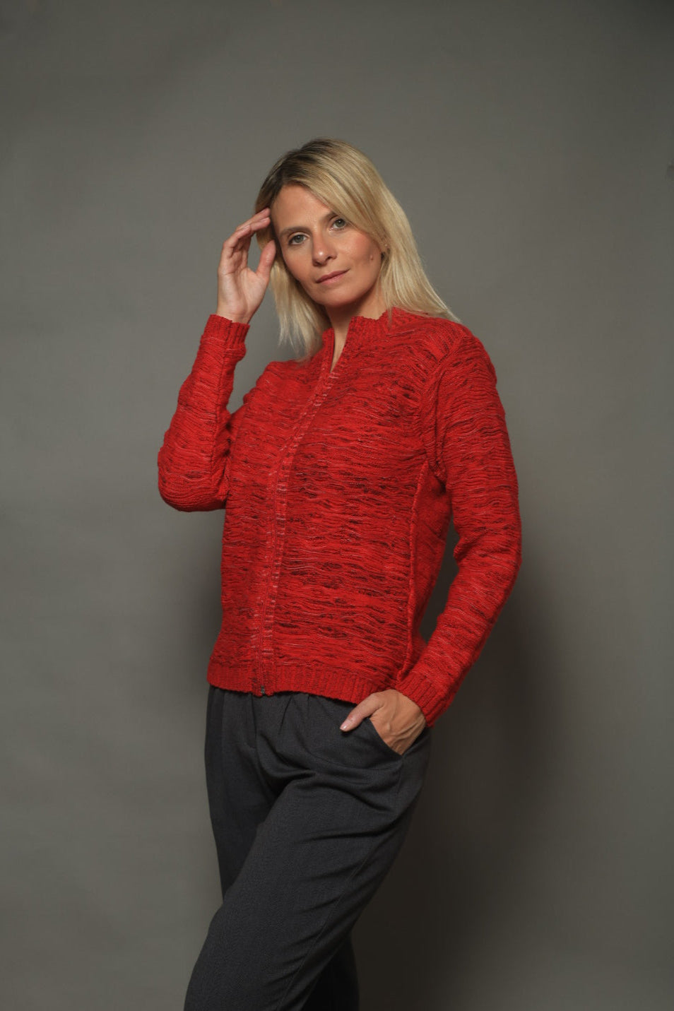 CAMPERA ALGODÓN ROJA -ART.7997