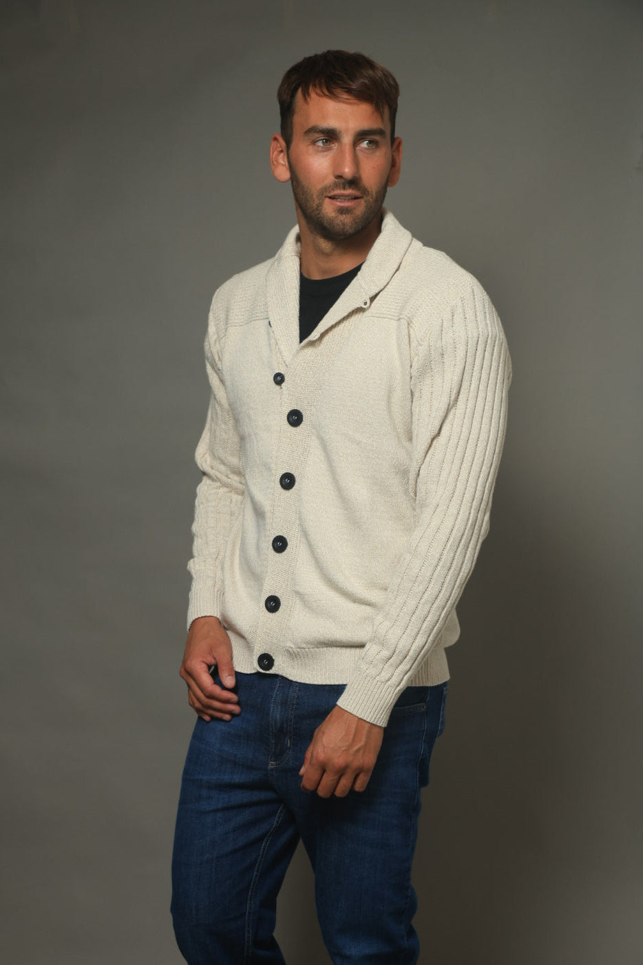 SACO SMOKING MANGA CANELON CRUDO (ART. 4314)