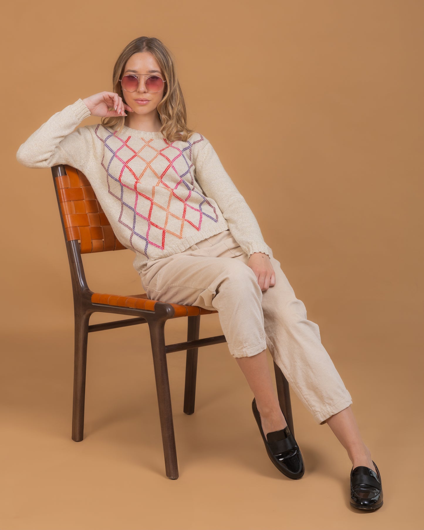 BOSSA ROMBOS LANA CRUDO - ART.7968