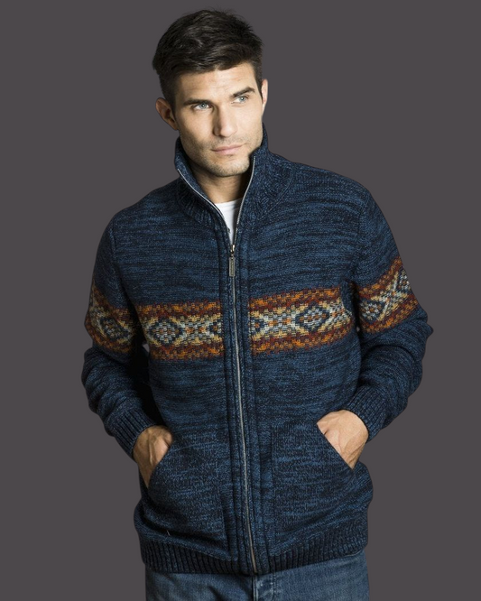 CAMPERA GUARDA LANA AZUL - ART.4306