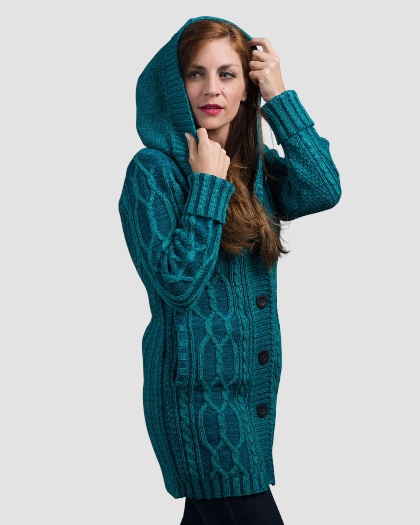 SACO CAPUCHA LANA BOTÁNICO - ART.7204