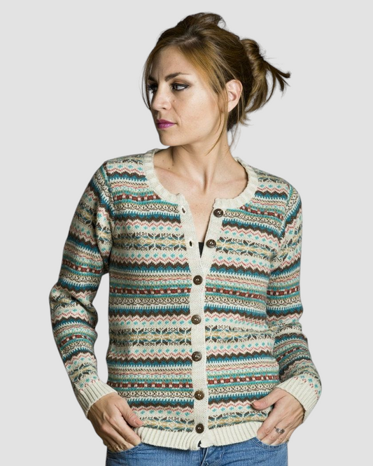 SACO LANA MULTICOLOR CRUDO - 7335