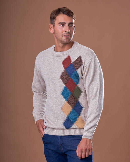 BOSSA INTARSIA ROMBOS BEIGE (ART. 4700)