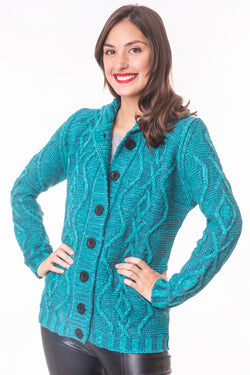 CARDIGAN ARANES ATLANTICO(ART. 7726)