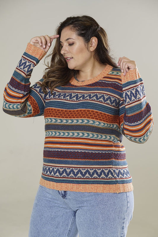 CUELLO U LANA MULTICOLOR - ART.7956