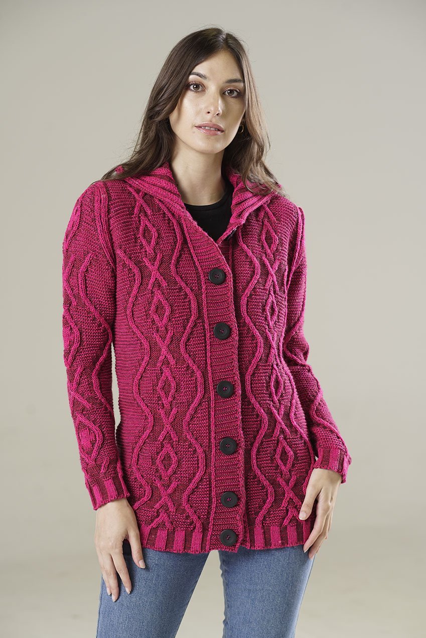 CARDIGAN LANA FUCSIA - 7726