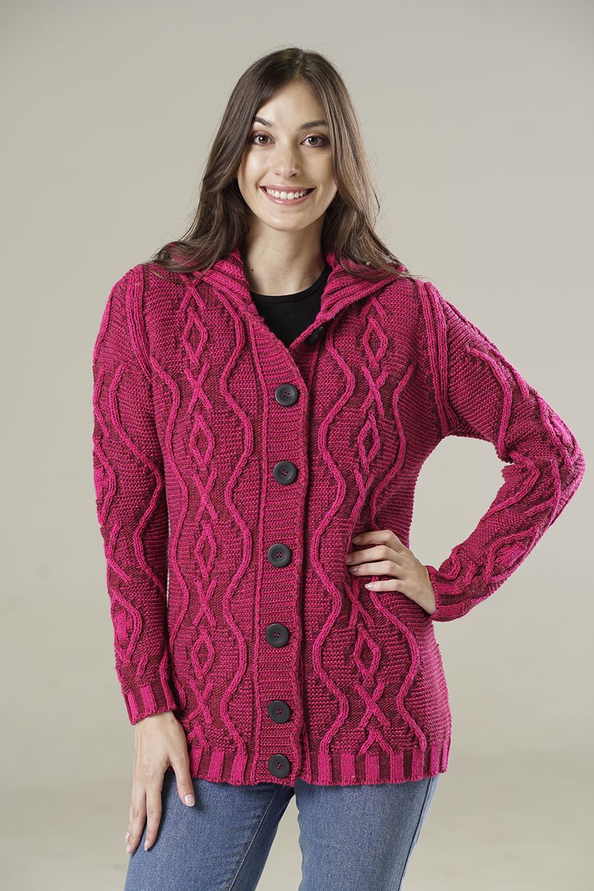 CARDIGAN LANA FUCSIA - 7726